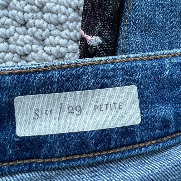 Anthropologie Pilcro And The Letterpress Flare Flounce floral bell bottom capris - Picture 14 of 14